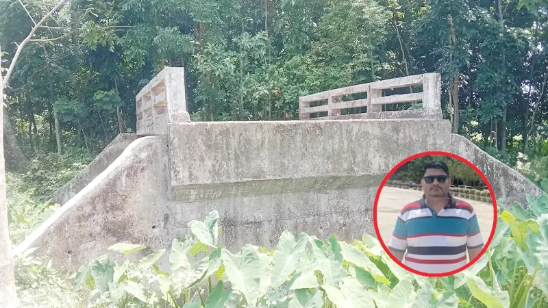 পাঁচ বছর ধরে সেতুর কাজ ঝুলিয়ে রেখেছেন ছাত্রলীগ নেতা