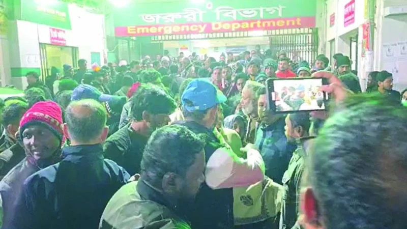 মুছাব্বির হত্যা: ঢামেকে বাড়ছে বিএনপি নেতাকর্মীদের ভিড়